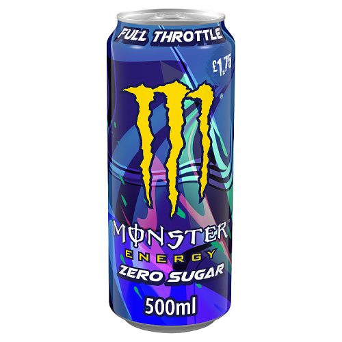 Monster Energy Full Throttle Zero 500ml PMP pack shot