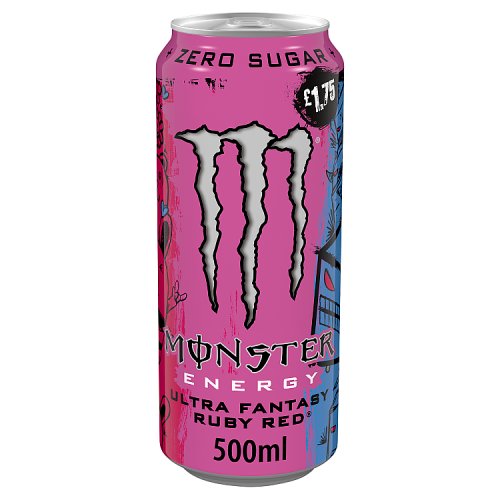 Monster Energy Ultra Ruby Red 500ml PMP pack shot