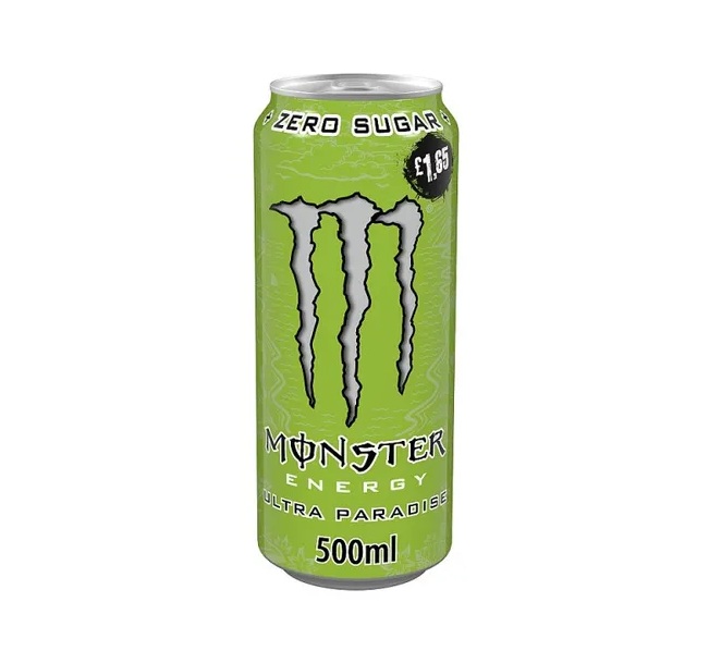 Monster Energy Zero Ultra Paradise 500ml PMP pack shot