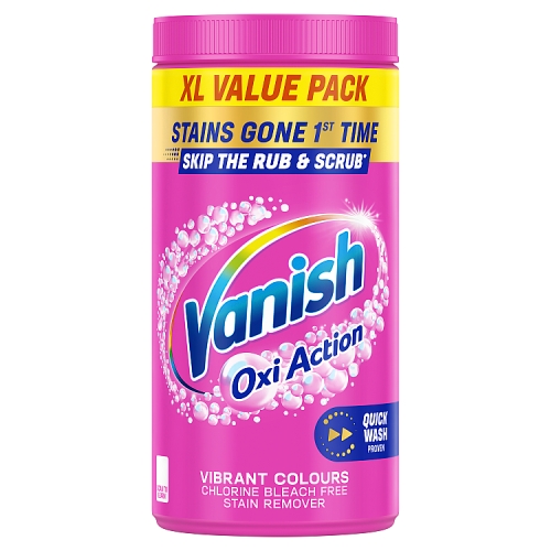 Vanish Gold Oxi Action Pink Laundry Powder 1.9kg pack shot