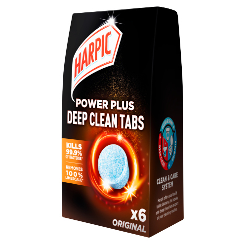 Harpic Power Plus Tabs Original 6s 6g pack shot