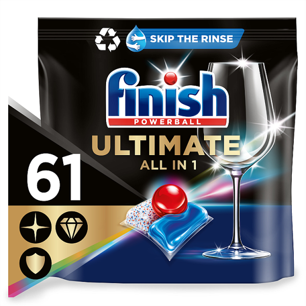 Finish Quantum Dishwasher Tablets Regular 61s pack shot