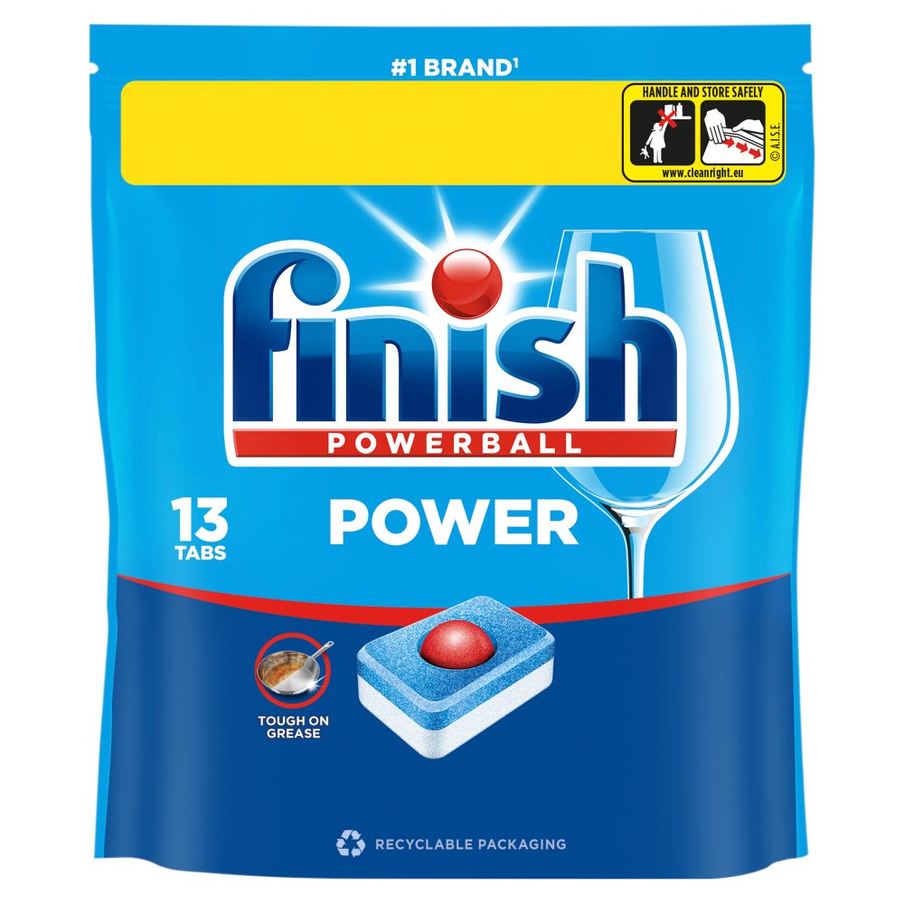 Finish Dishwasher Tablets All in One Max Regular 13g PMP pack shot