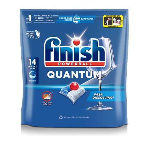 Finish Quantum All in One Regular Tablets 14s PMP pack shot