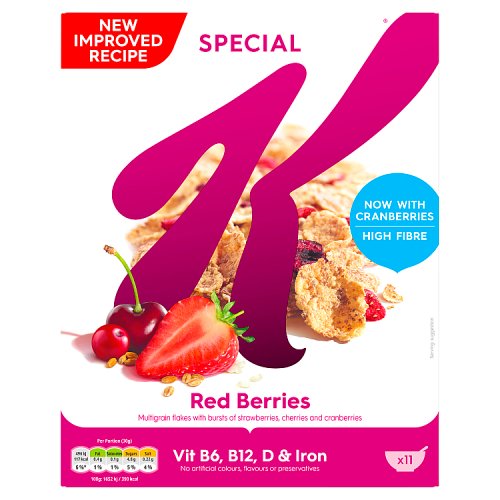 Kelloggs Special K Red Berry 330g pack shot
