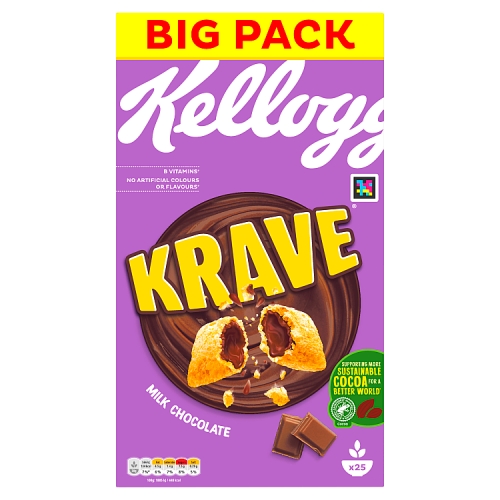 Kelloggs Krave Milk 750g pack shot