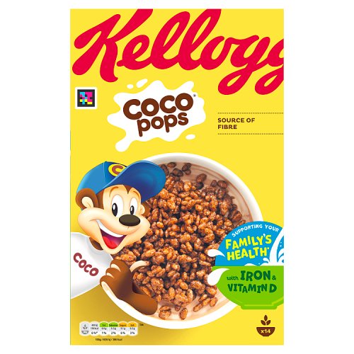 Kelloggs Coco Pops 420g pack shot