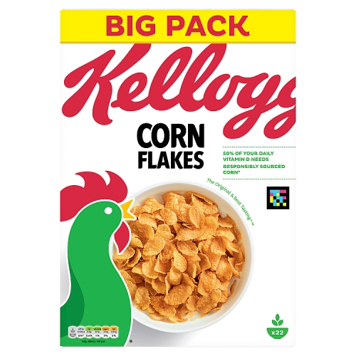 Kelloggs Corn Flakes 670g pack shot