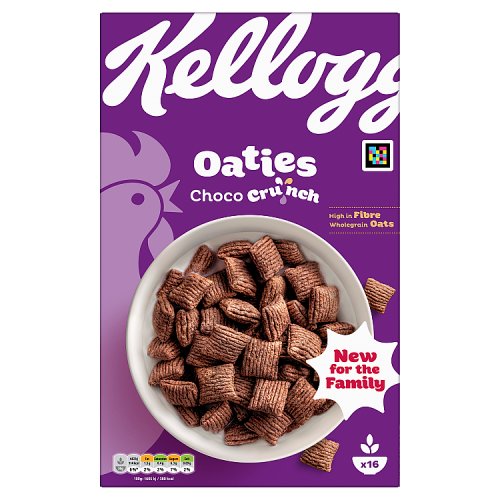 Kelloggs Oaties Chocolate 500g pack shot