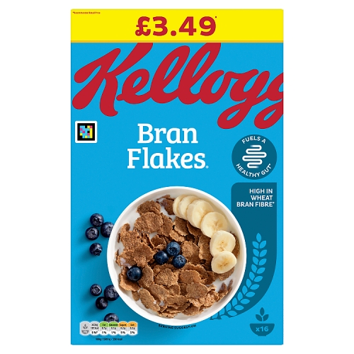 Kelloggs Bran Flakes 500g PMP pack shot