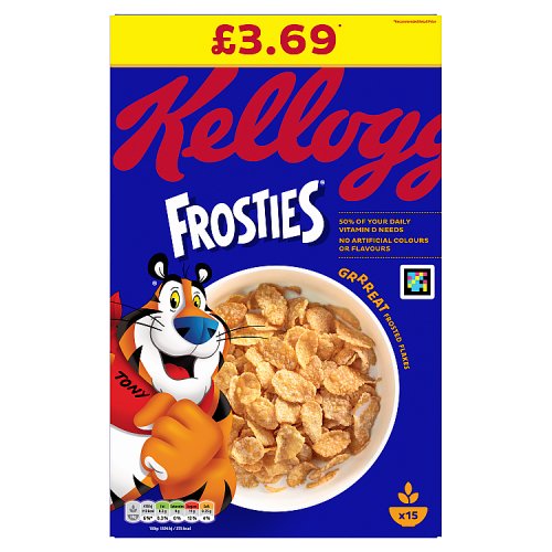 Kelloggs Frosties PM £3.69 470g pack shot
