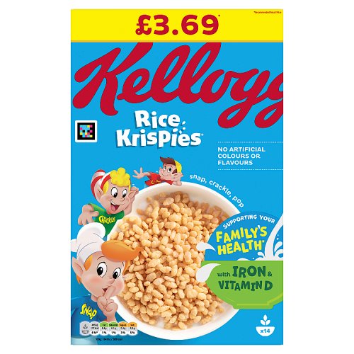 Kelloggs Rice Krispies PM £3.69 430g pack shot