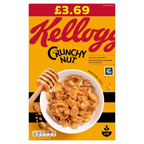Kelloggs Crunchy Nut PM £3.69 460g pack shot