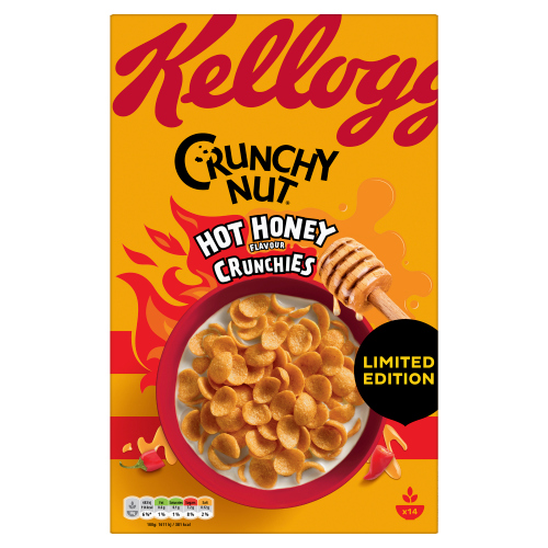 Kelloggs Crunchy Nut Hot Honey 420g pack shot