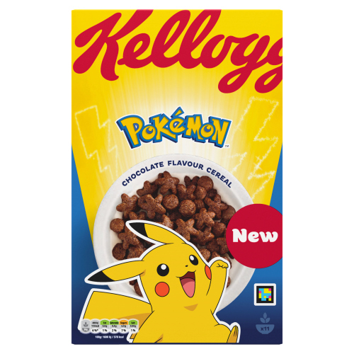 Kelloggs Pokemon Chocolate Cereal 350g pack shot