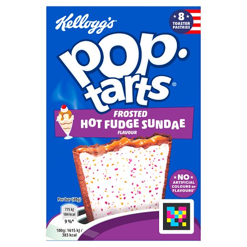 Kelloggs Pop Tarts Hot Fudge Sundae 8pk (8 x 48g) pack shot