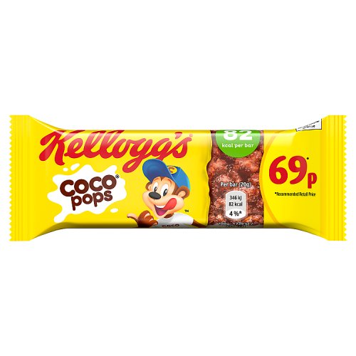 Kelloggs Coco Pops Bar 20g PMP pack shot