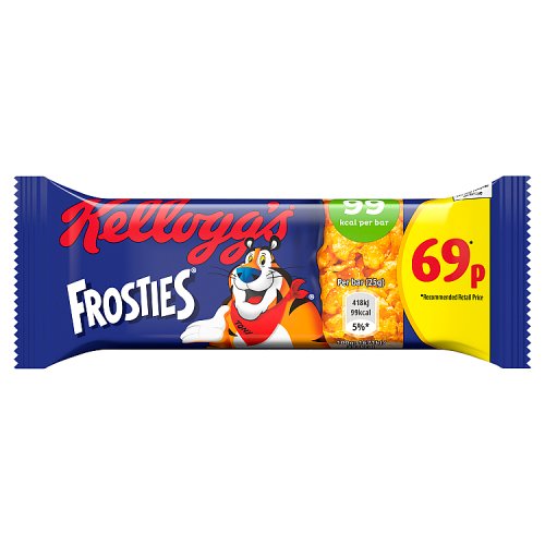 Kelloggs Frosties Cereal Bar 25g pack shot