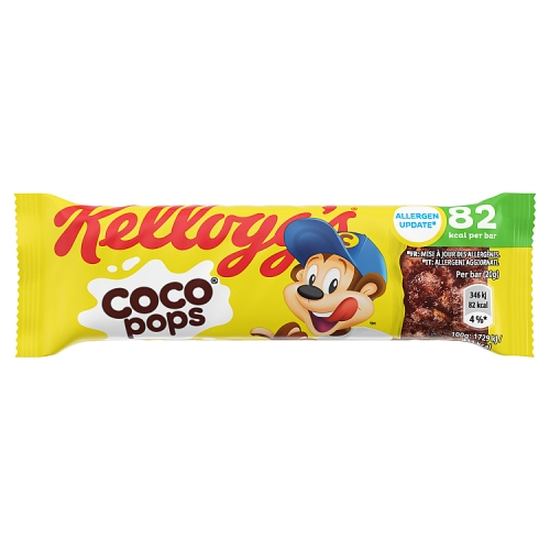 Coco Pops Chocolate Breakfast Cereal Bars 20g pack shot