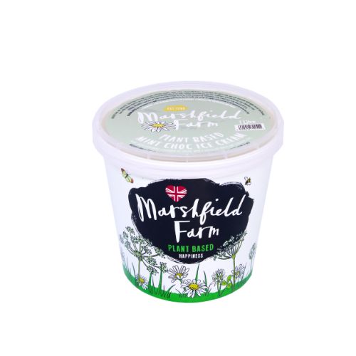 Marshfield Plant Based Vegan Mint Choc 2.4Ltr pack shot