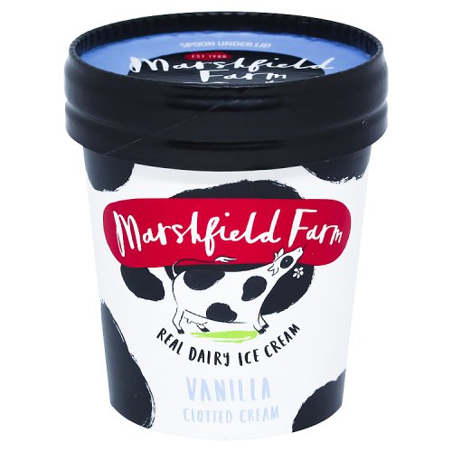 Marshfield Vanilla Clotted Cream 125ml pack shot
