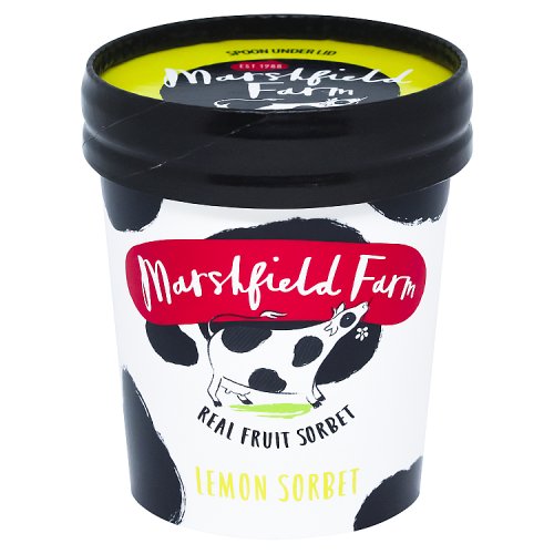 Marshfield Lemon Sorbet Cup 125ml pack shot
