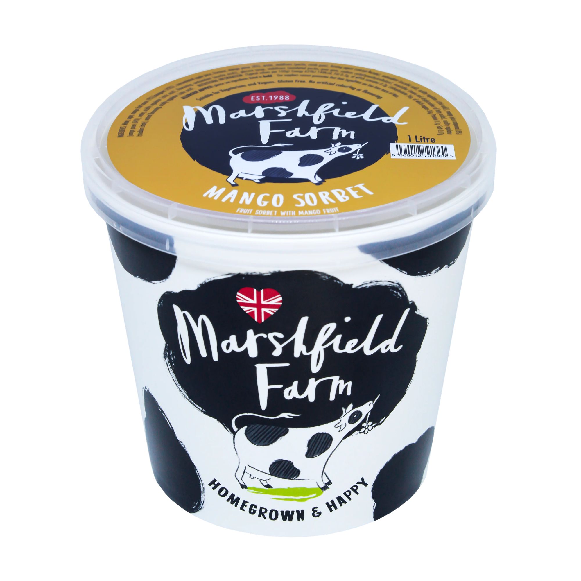 Marshfield Mango Sorbet 180ml pack shot