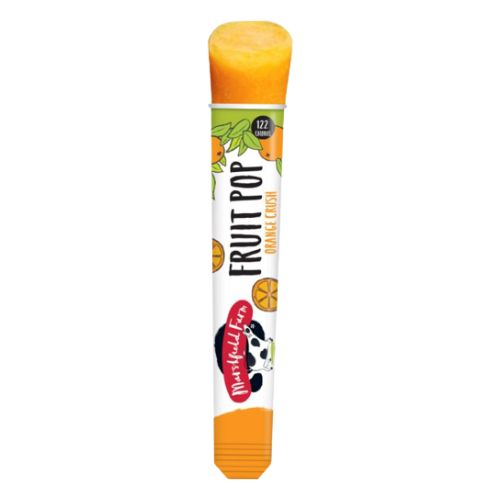 Marshfield Farm Orange Crush Fruit Pop 110ml pack shot