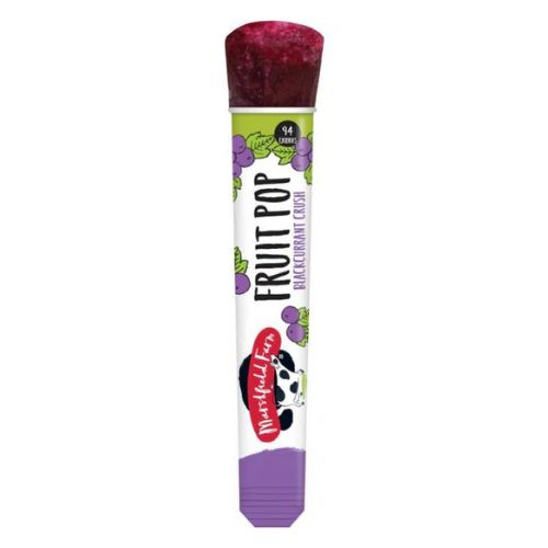 Marshfield Farm Blackcurrant Crush Fruit Pop 110ml pack shot