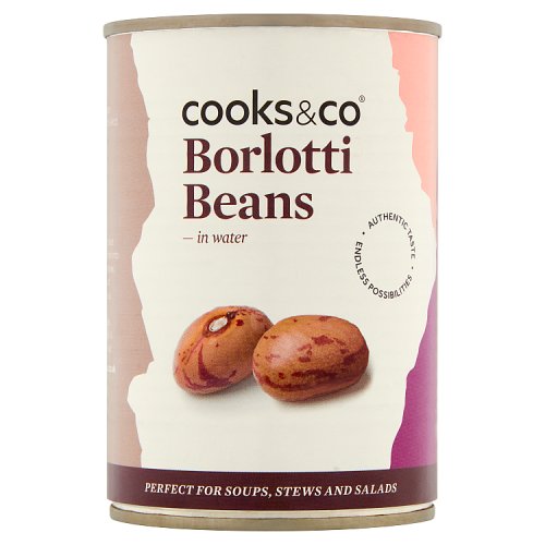 Cooks & Co Borlotti Beans 400g pack shot