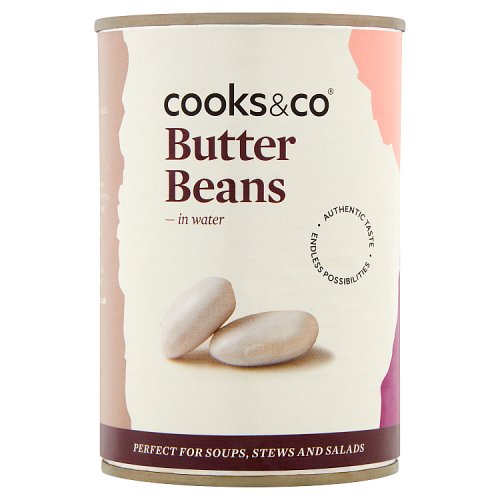 Cooks & Co Butter Beans 400g pack shot