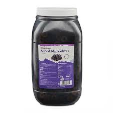 Cooks & Co Olives Sliced Black 2kg pack shot