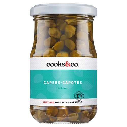 Cooks & Co Capers Capotes 198g pack shot