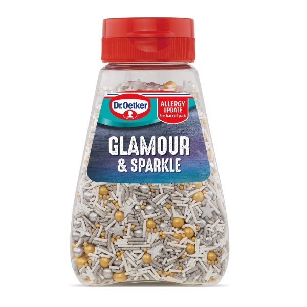 Dr Oetker Glamour & Sparkle Sprinkles 115g pack shot
