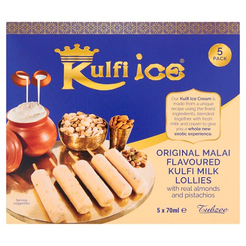 Tubzee Malai Kulfi 5x70ml pack shot