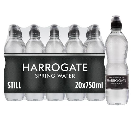 Harrogate Spring Water Sports Cap 750ml pack shot