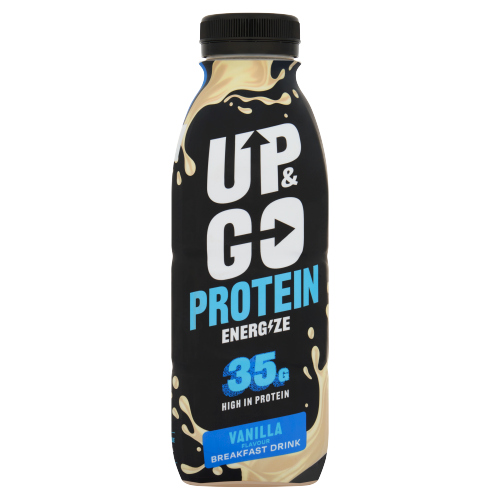Up&go Protein Vanilla 500ml pack shot