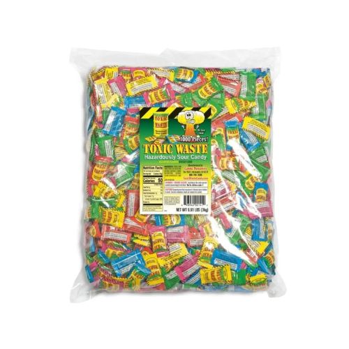 Toxic Waste Sour Candy 3kg pack shot