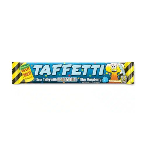 Toxic Waste Taffetti Raspberry Chew Bar 20g pack shot