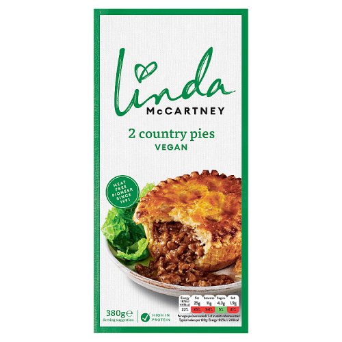 Linda McCartneys 2s Vegetarian Country Pie 380g pack shot