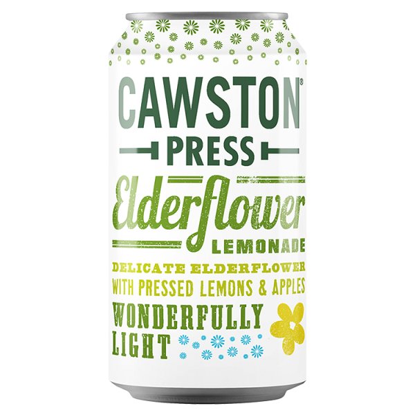 Cawston Press Sparkling Elderflower Lemonade 330ml pack shot