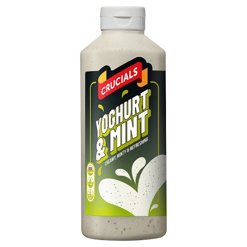 Crucials Yogurt & Mint Squeezy Sauce 500ml pack shot