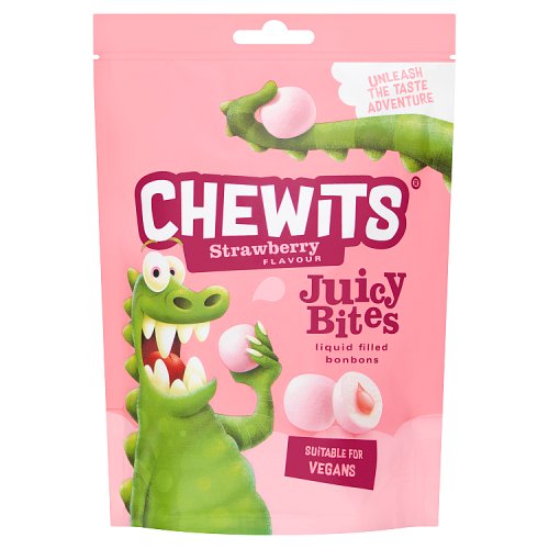 Chewits Strawberry Juicy Bites 115g pack shot
