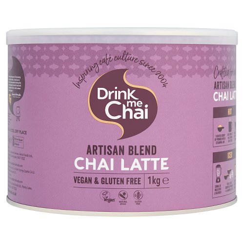 Drink Me Chai Artisan Blend Chai Latte 1kg pack shot