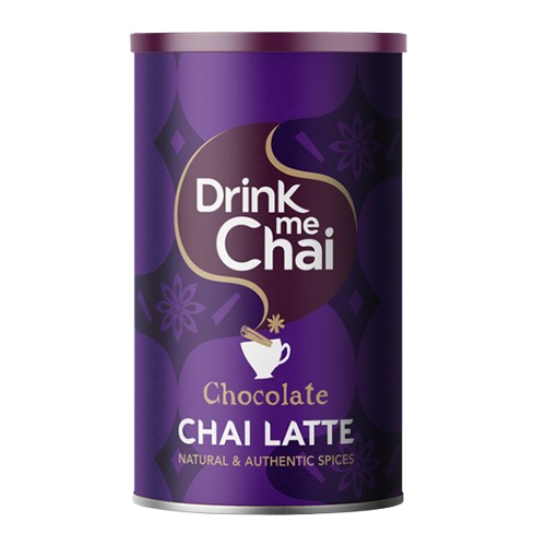 Drink Me Chai Latte Chocolate Tin 225g pack shot