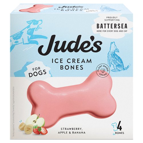 Judes Ice Cream for Dogs Bones 4pk pack shot