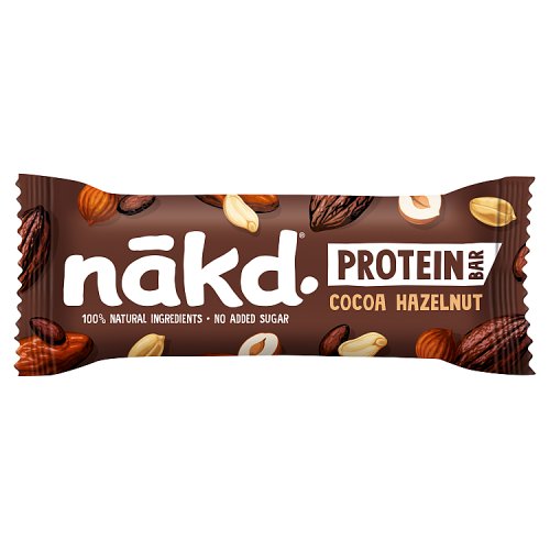 Nakd Protein Bars Cocoa Hazelnut 45g pack shot