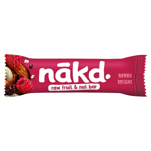 Nakd Bar Berry Fruit & Nut Gluten Free 35g pack shot
