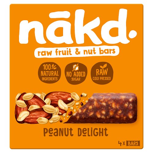 Nakd Peanut Delight 4pk (4 x 35g) pack shot