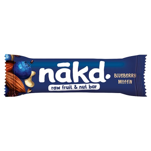 Nakd Raw Fruit & Nut Bars Blueberry Muffin 35g pack shot